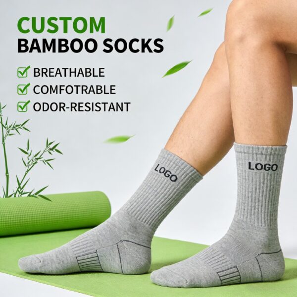 Custom Bamboo Business/Sport/Grip Sock