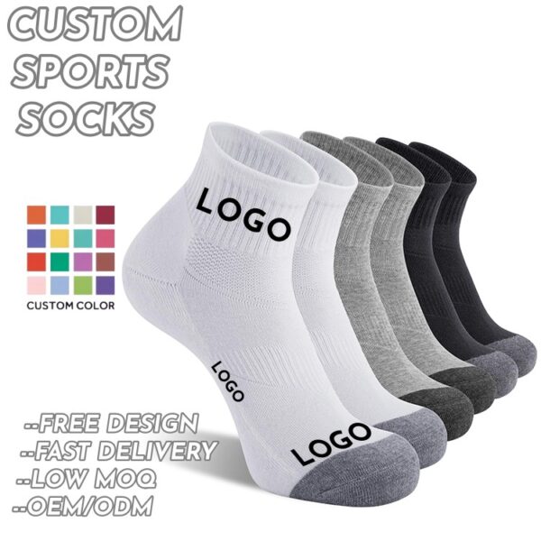 Custom Sport Quarter Socks
