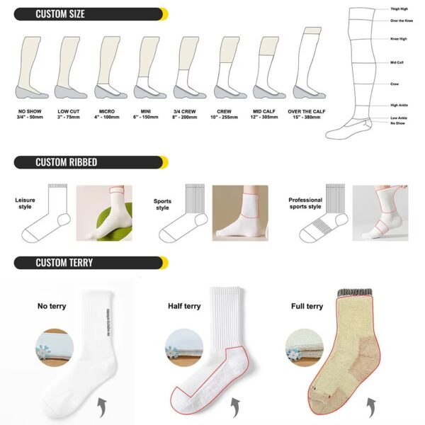 Custom Sport Logo Socks