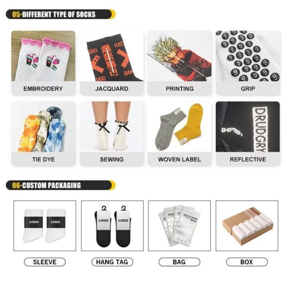 Custom Embroidered Socks