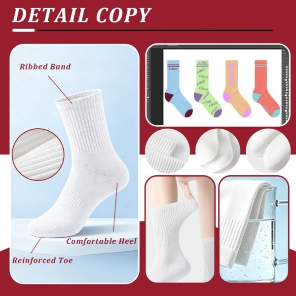 Bamboo Crew Sport Socks