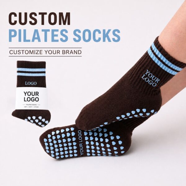 Custom Stripe Pilates Socks
