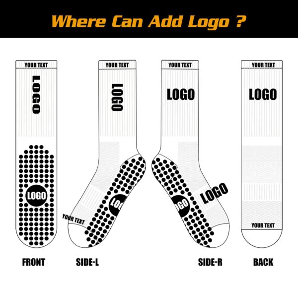 Personlized Soccer Grip Socks