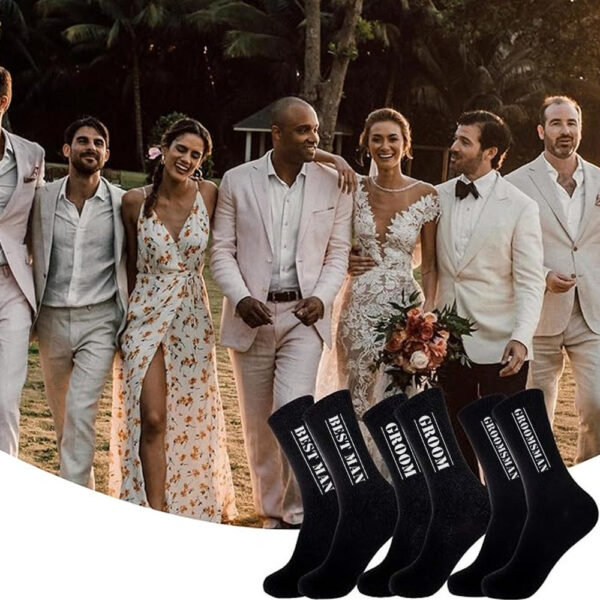 Custom Wedding Socks